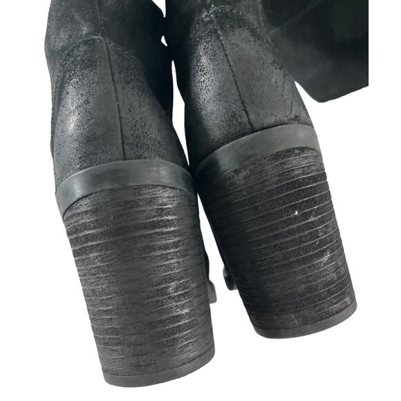 Born Womens Kathleen Over the Knee Suede Distressed Leather Boots Size 9.5M $245 - Picture 5 of 12